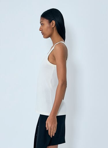 Lemaire Rib Tank Top Cream lem0264011