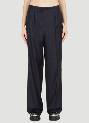 Prada 클래식 릴랙스드 팬츠 네이비 pra0252014