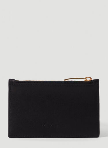 Bottega Veneta Intreccio Zipped Cardholder Black bov0249053