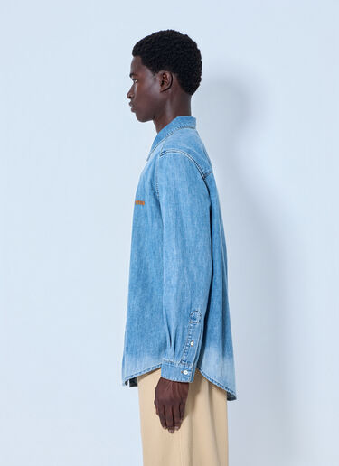 Miu Miu Chambray Shirt Light Blue miu0365011