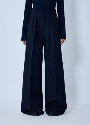 Max Mara Wool-Blend Pants Navy max0263023