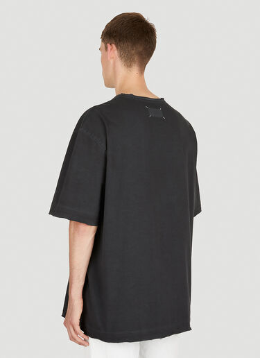 Maison Margiela Raw Hem Four Stitch T-Shirt Black mla0149051