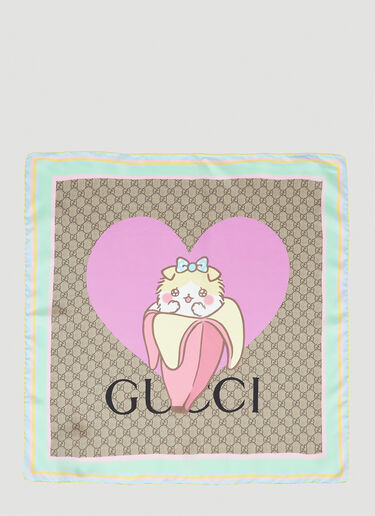 Gucci Shy Kitty Scarf Beige guc0250229