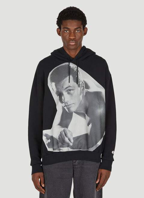 Honey Fucking Dijon x Tom of Finland Hooded Sweatshirt Green hdj0352011