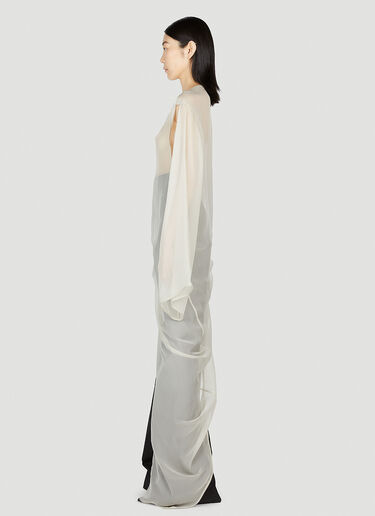 Rick Owens Asymmetric Dress Grey ric0252005
