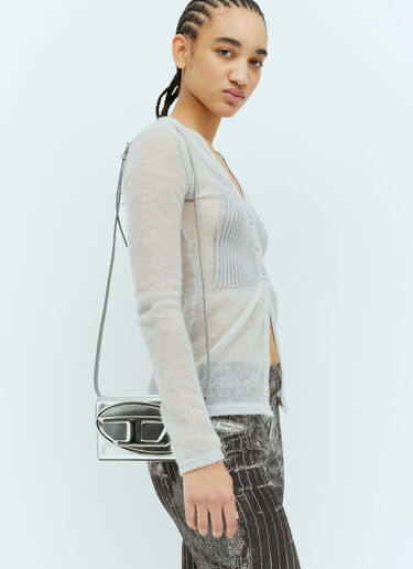 Diesel 1DR Wallet Strap Clutch Silver dsl0257040