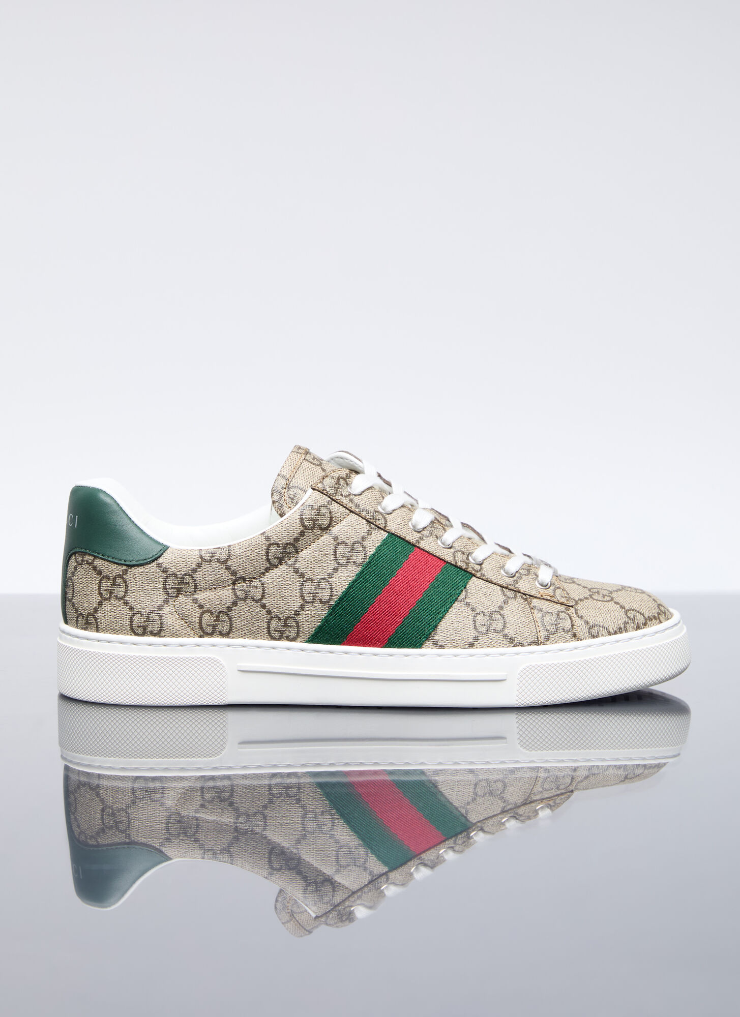 Shop Gucci Ace Sneakers In Beige