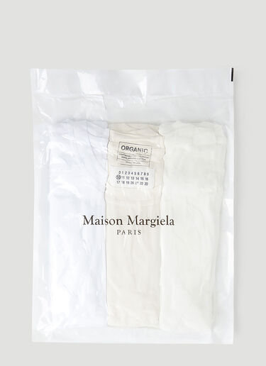 Maison Margiela 클래식 티셔츠 화이트 mla0351002