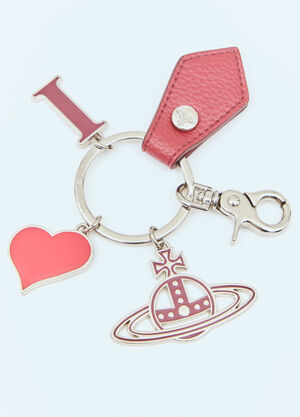 Vivienne Westwood I Love 오브 키링 레드 vvw0159022