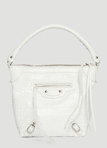 Balenciaga Neo Classic Mini Hobo Bag White bal0248027