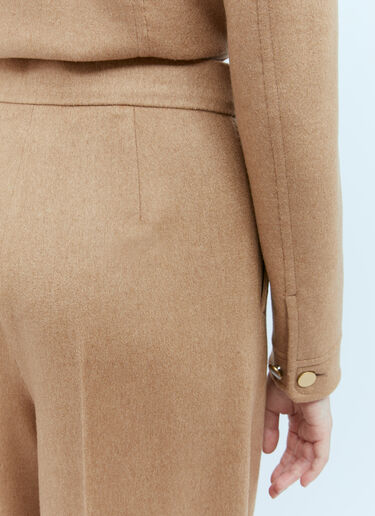 Wide Leg Wool Pants Max Mara Wide Leg Wool Pants Camel max0254066