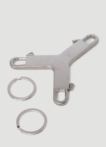 Cerberus Keyring Rick Owens Cerberus Keyring Silver ric0151039