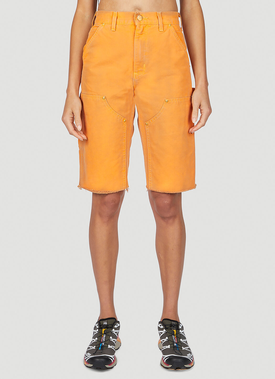 NOTSONORMAL Washed Working Shorts Yellow nsm0348025