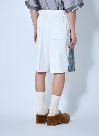 Dries Van Noten 印花棉质短裤  棕色 dvn0160011