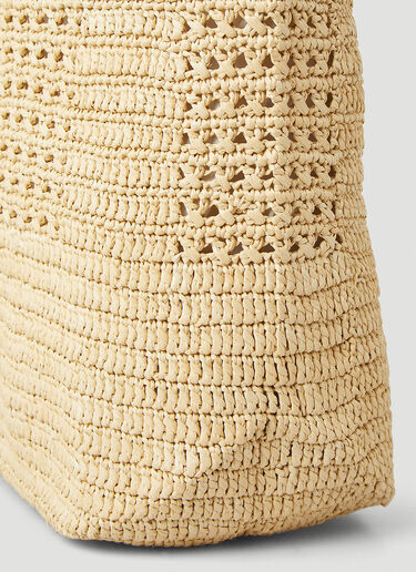 Woven Hobo Shoulder Bag Saint Laurent Woven Hobo Shoulder Bag Beige sla0247171