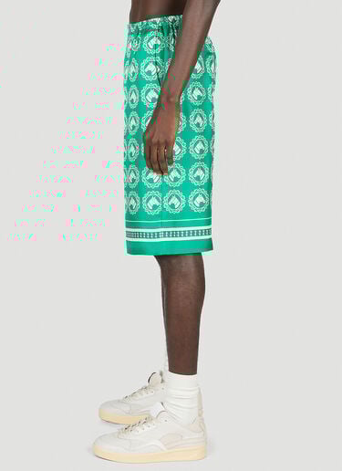 Gucci Horse Motif Shorts Green guc0153014