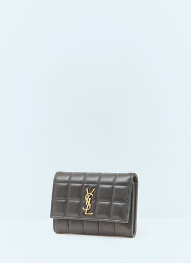 Saint Laurent Cassandre MatelassÃ© CarrÃ© 双折卡夹 黑色 sla0258035