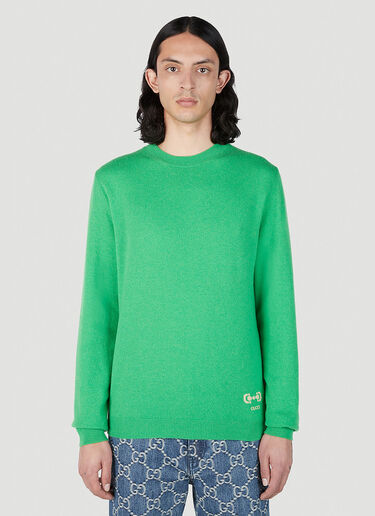 Horsebit Sweater Gucci Horsebit Sweater Green guc0152039