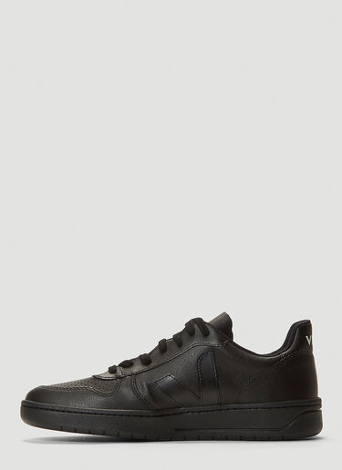 Veja V-10 CWL Faux-Leather Sneakers Black vej0142006