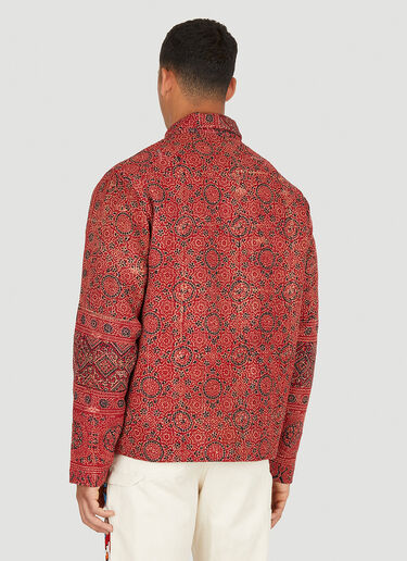 Karu Vintage Kantha Work Jacket Red kau0150003