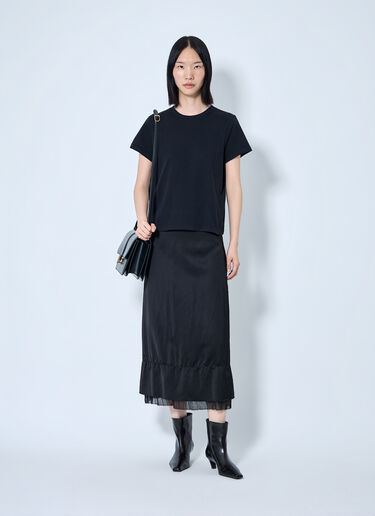 LN-CC® - Khaite: Cotton Jersey T-Shirt - Black Khaite Cotton Jersey T-Shirt Black kha0265017