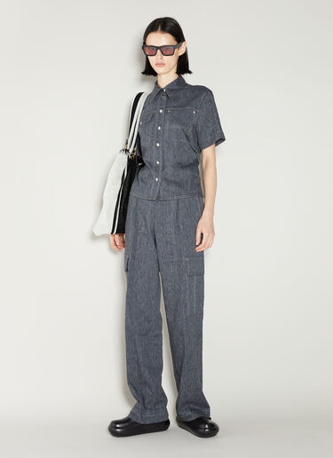 ユーティリティショートスリーブシャツ Helmut Lang ユーティリティショートスリーブシャツ ブルー hlm0253011