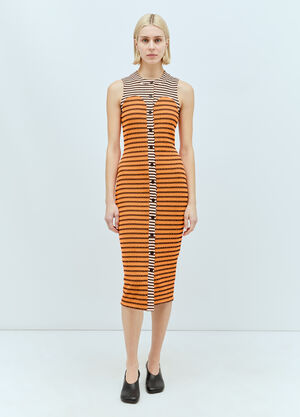 Reward If Found Cardi Striped Dress Orange rif0256003