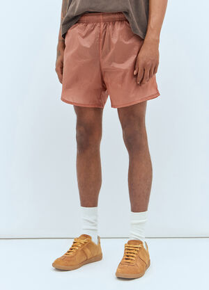 Our Legacy Drape Tech Shorts Orange our0157015