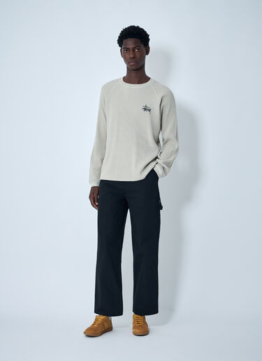 Stüssy Logo Motif Sweatshirt White sts0162010