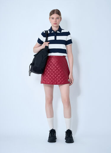 Quilted Skirt Moncler Quilted Skirt Red mon0261043