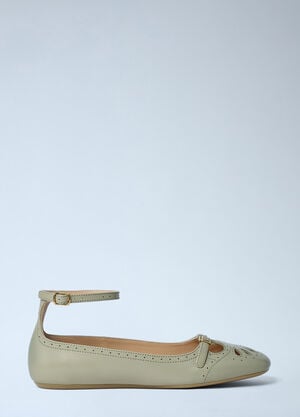 Chloé Misty Ballerina Flats Beige chl0262028