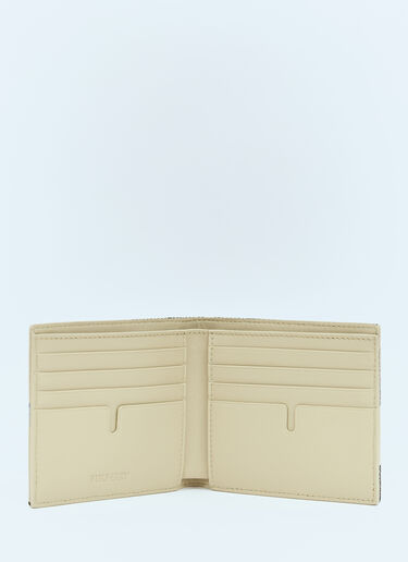 Burberry 格纹双折钱包 卡其色 bur0156023