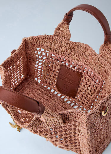 Chloé Small Summer Banana East-West Tote Bag  Pale Pink chl0265058