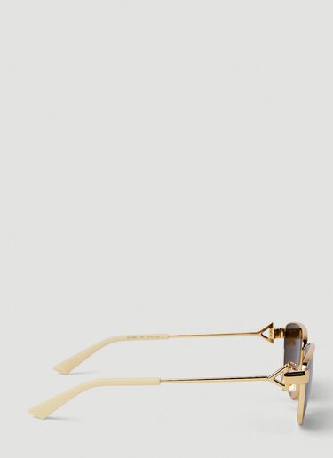 Bottega Veneta Classic Aviator Sunglasses Gold bov0250089