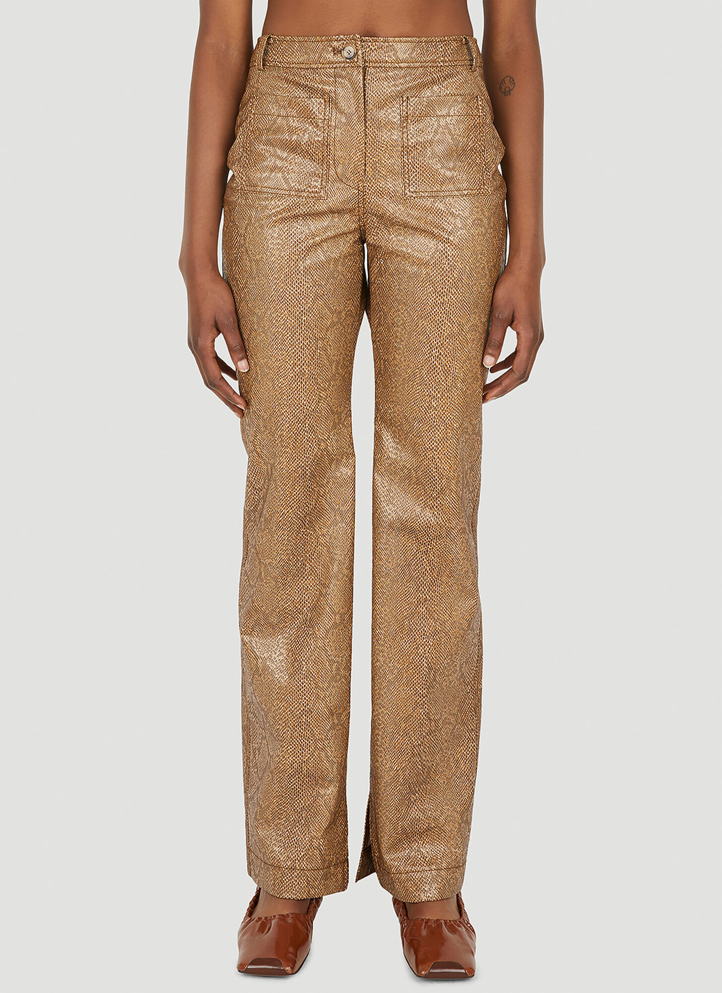 Rejina Pyo Ellis Pants In Brown