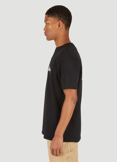 Stüssy Logo Print T-Shirt Black sts0347021