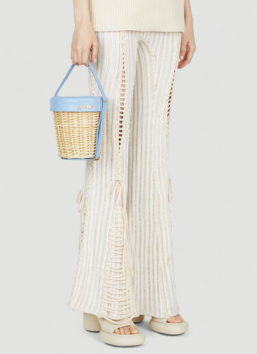 Jacquemus Le Panier Seau Handbag Blue jac0251083