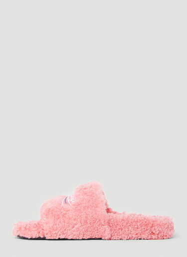 Balenciaga Furry Slides Pink bal0253089