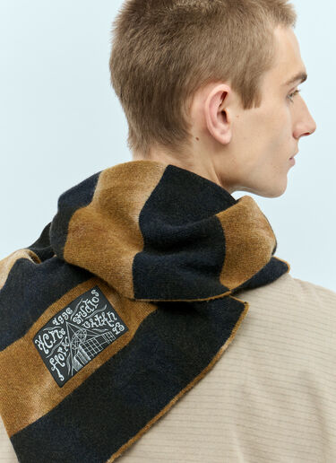 Acne Studios 扎染围巾 棕色 acn0154045