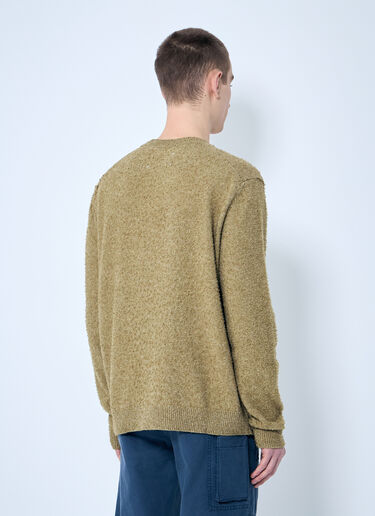 Maison Margiela Pilling Crewneck Sweater Brown mla0159005