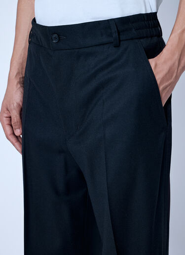 LN-CC® - Moncler RE/ICONS: Tailored Wool Trousers - Black Moncler RE/ICONS Tailored Wool Trousers Black mon0166071