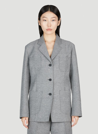 TOTEME Melange Suit Blazer Grey tot0253016