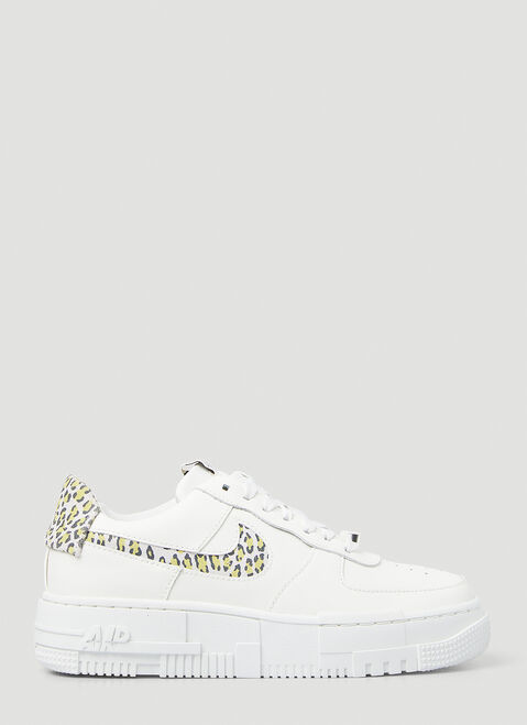 Comme des Garçons Homme Plus x Nike Air Force 1 Pixel Sneakers White cgh0154002