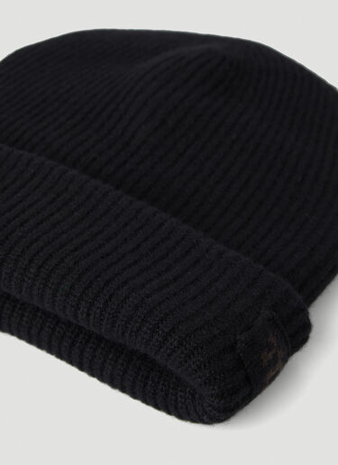 META CAMPANIA COLLECTIVE Kurt Cashmere Beanie Hat Black mtc0148022