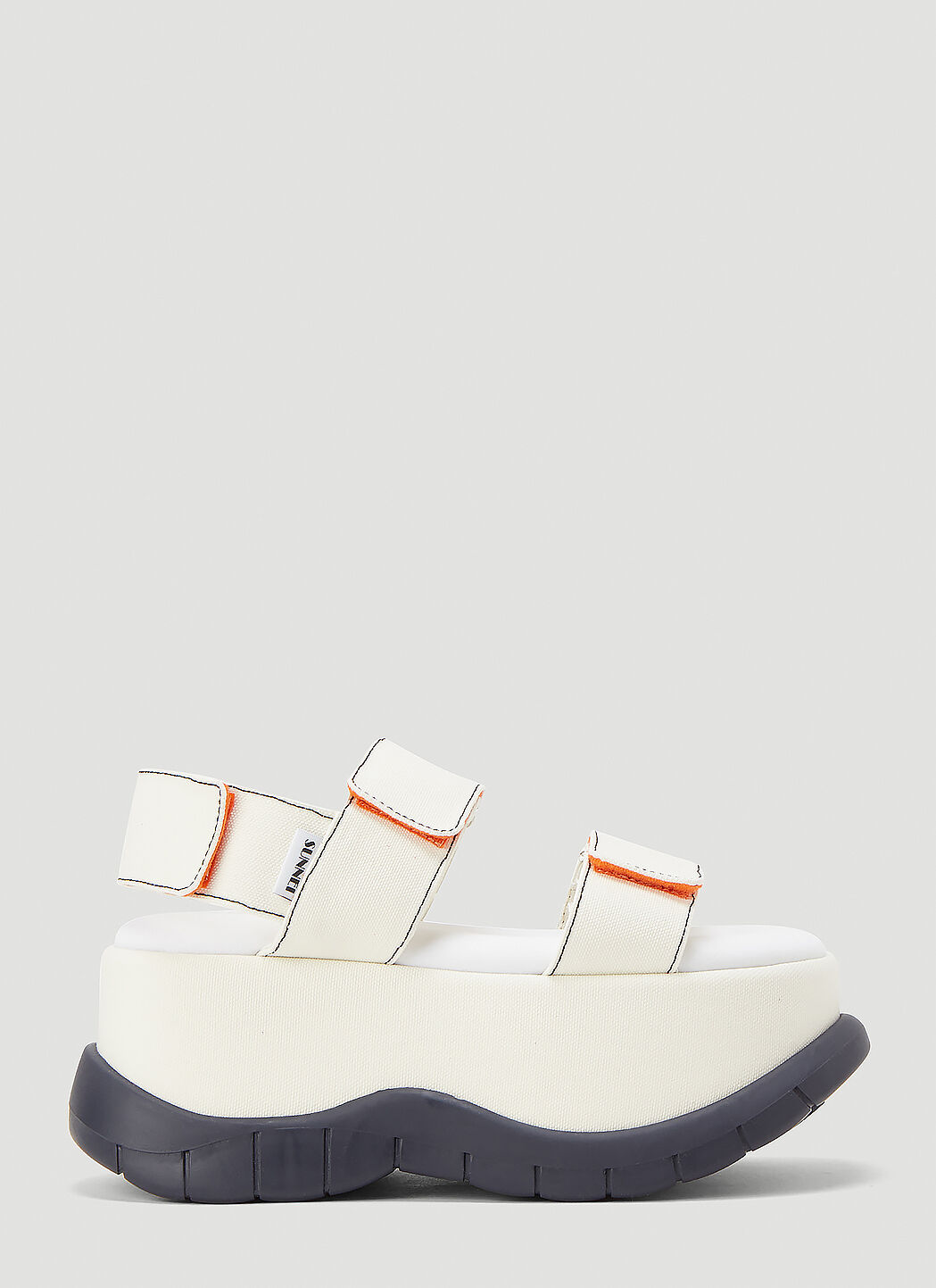 White low platform sandals best sale