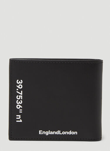 Coordinates Print Wallet Burberry Coordinates Print Wallet Black bur0151099