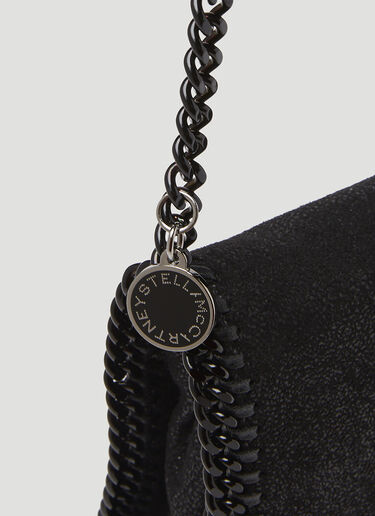 Stella McCartney Falabella Fold Over Shoulder Bag Black stm0248041