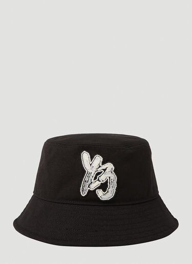 Y-3 Logo Patch Bucket Hat Black yyy0152045