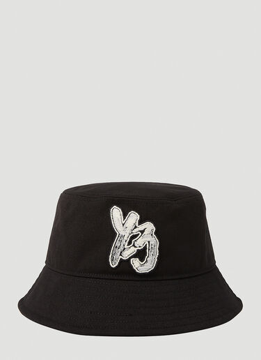 Logo Patch Bucket Hat Y-3 Logo Patch Bucket Hat Black yyy0152045