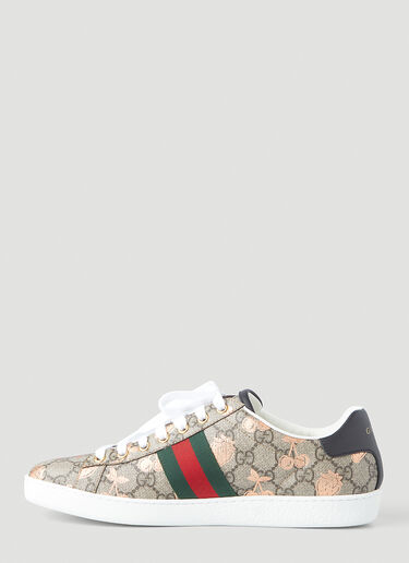 Gucci Berry Print Supreme Sneakers Beige guc0247149